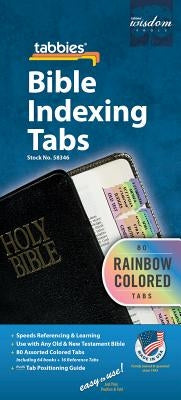 Bible Tab-Protestant-Rain: Rainbow Bible Tabs