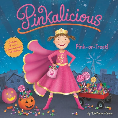 Pinkalicious: Pink or Treat!: Includes Cards, a Fold-Out Poster, and Stickers! [With Sheet of Stickers]