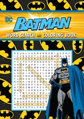 Batman: Word Search & Coloring Book