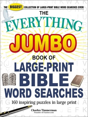 The Everything Jumbo Book of Large-Print Bible Word Searches: 160 Inspiring Puzzles in Large Print