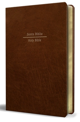 Biblia Bilingüe Reina Valera 1960/ESV Tamaño Grande Piel Marrón / Bilingual Bibl E Rvr 1960/English Standard Large Size Large Print Leather