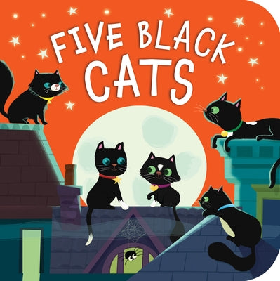 Five Black Cats: A Counting Halloween Book for Kids and Toddlers