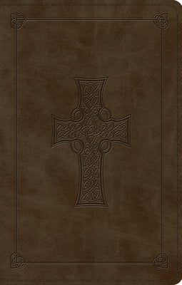 Large Print Value Thinline Bible-ESV-Cross Design