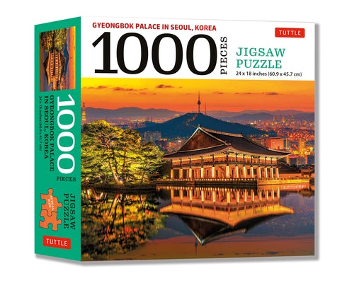 Gyeongbok Palace in Seoul Korea - 1000 Piece Jigsaw Puzzle: (Finished Size 24 in X 18 In)