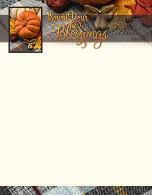 Letterhead - Thanksgiving - Count Your Blessings - Psalm 103:2