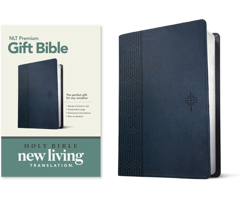 Premium Gift Bible NLT (Red Letter, Leatherlike, Blue)